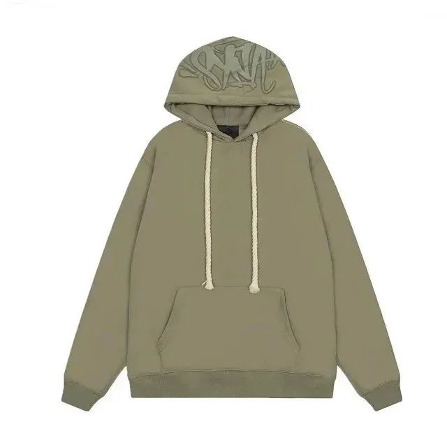 Military green hoodie