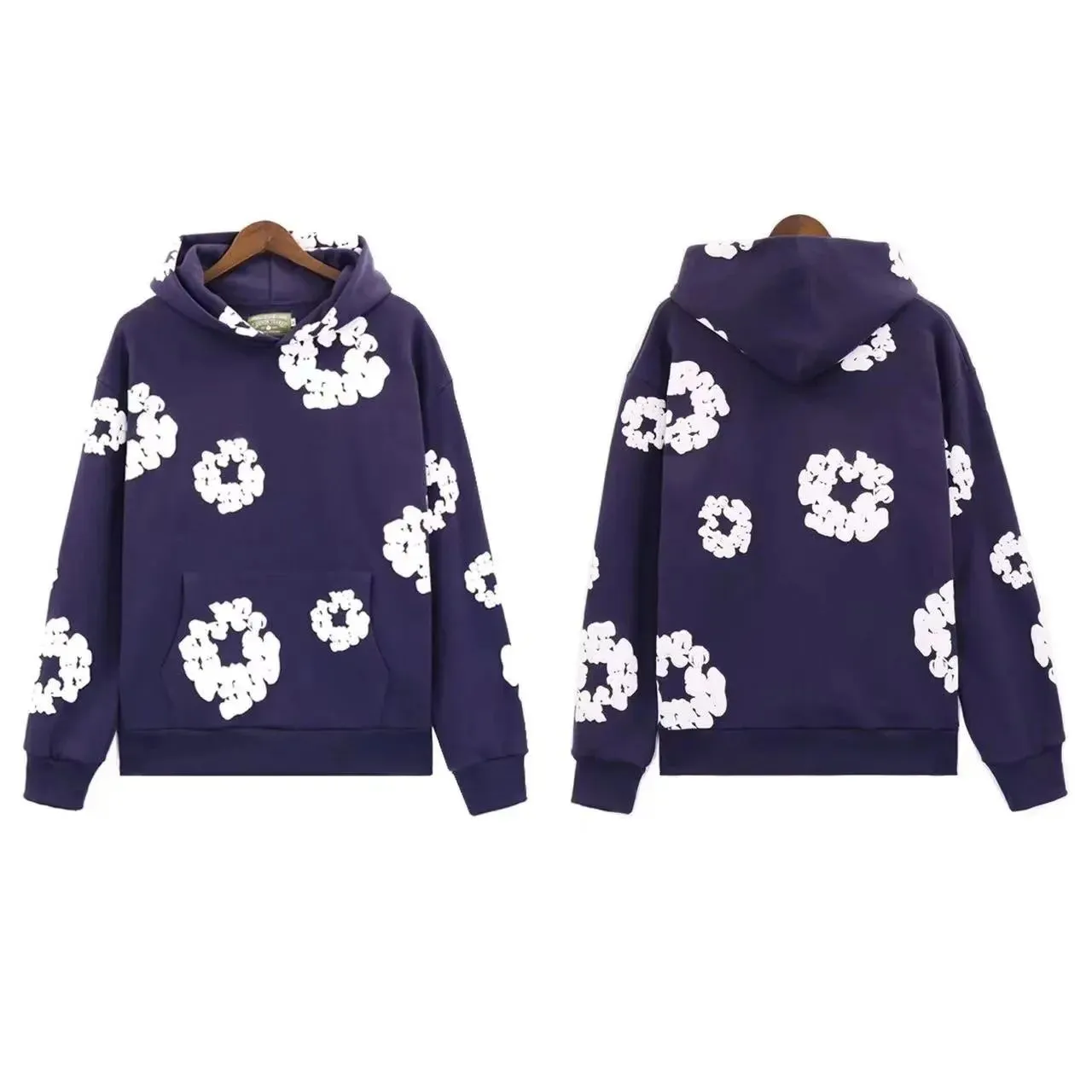 Purple blue hoodie