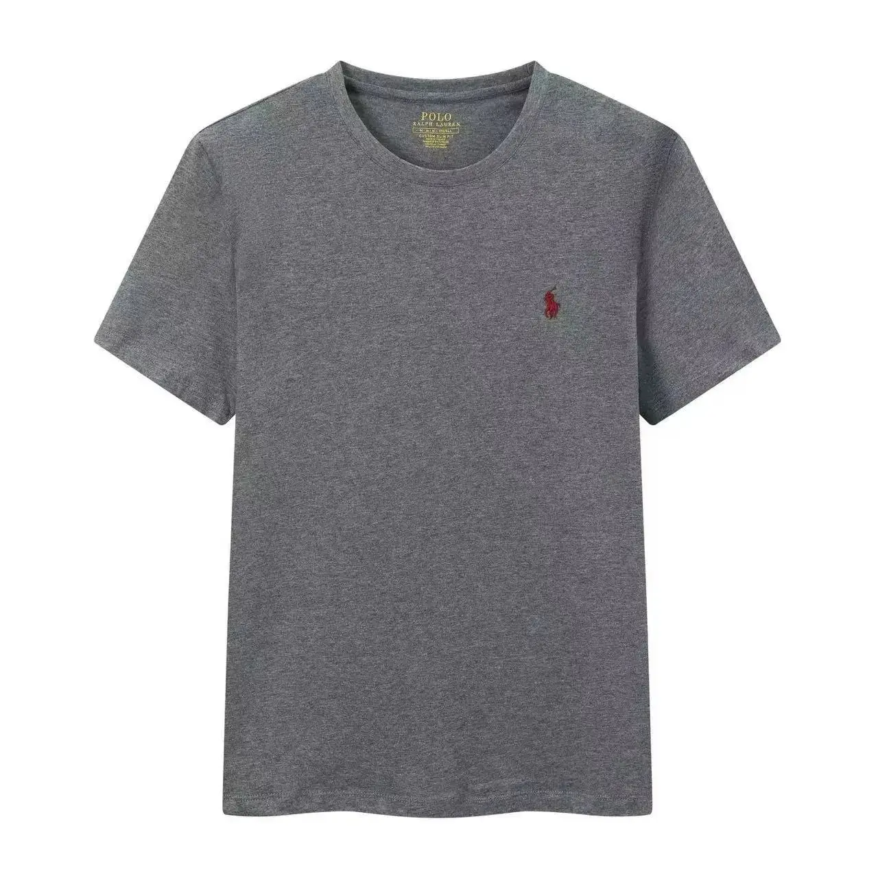 Dark gray red label