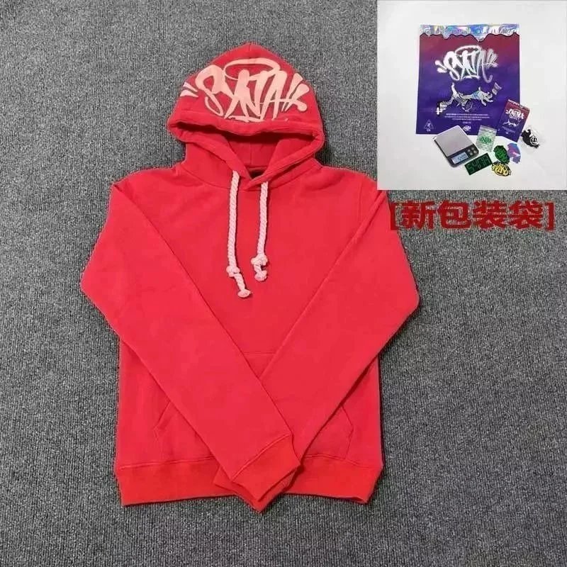 24 red hoodies