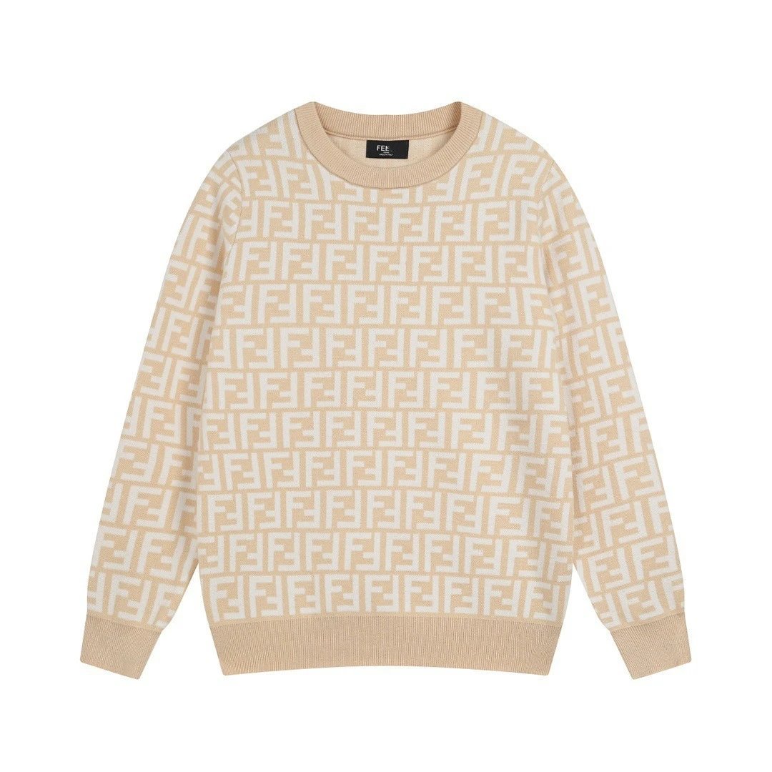 卡其色22（芬家FF满印logo提花）