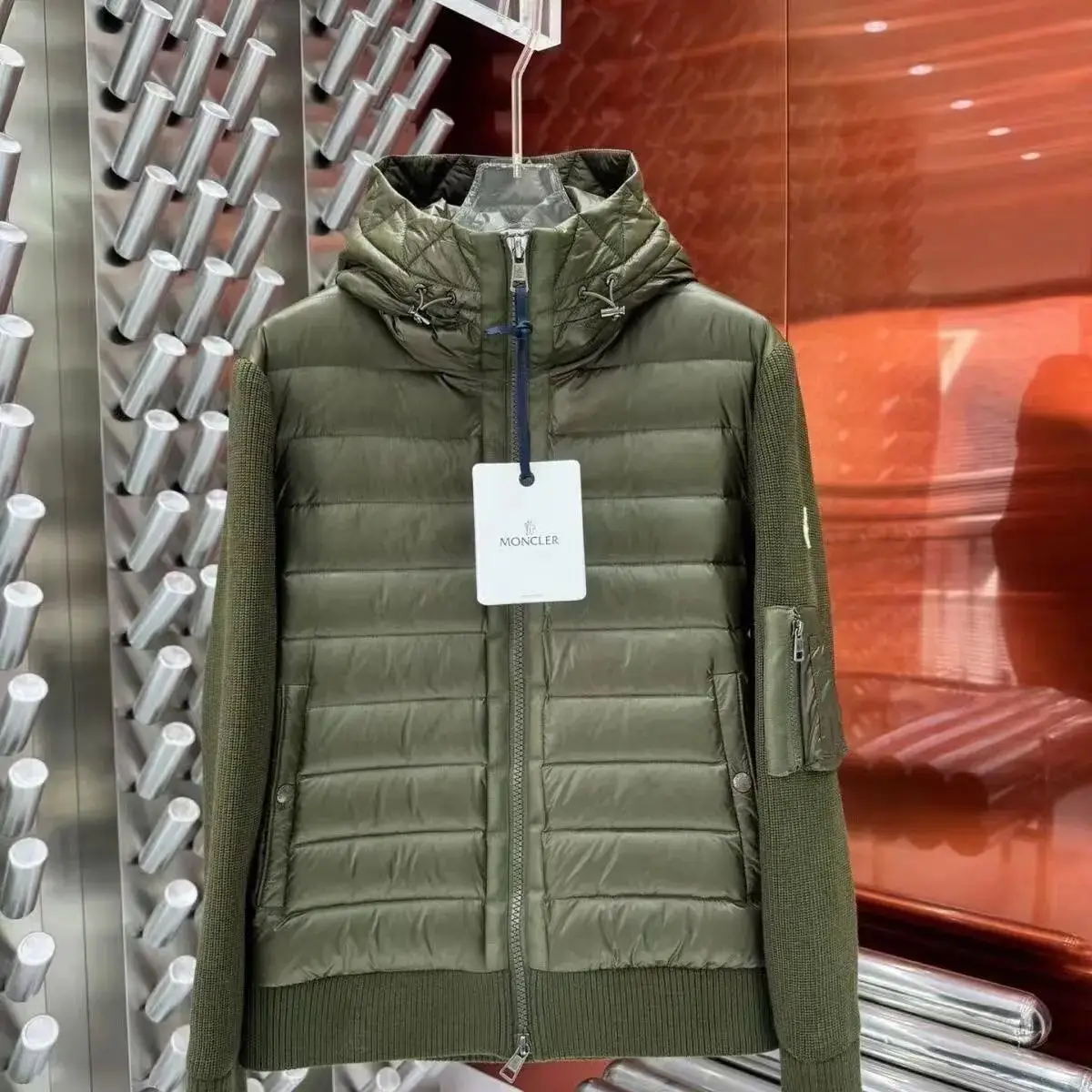 1. High quality green white label (hooded)