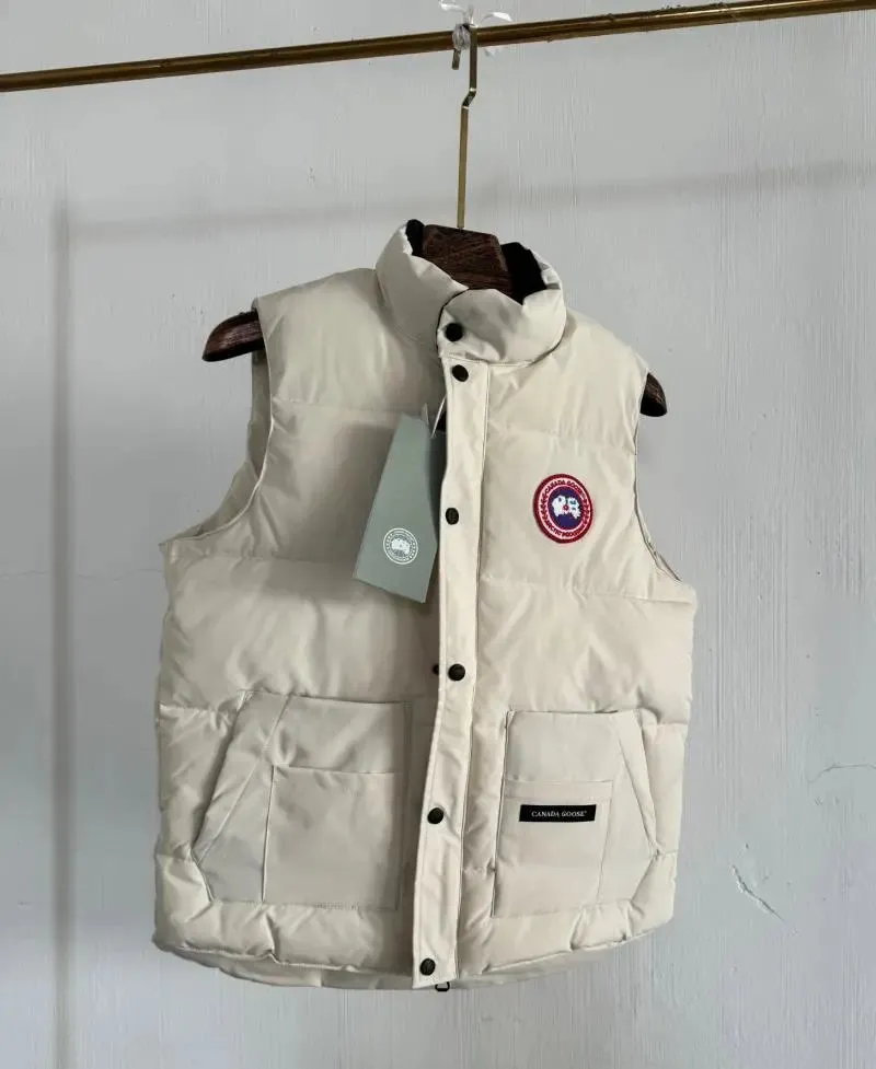 White red emblem vest