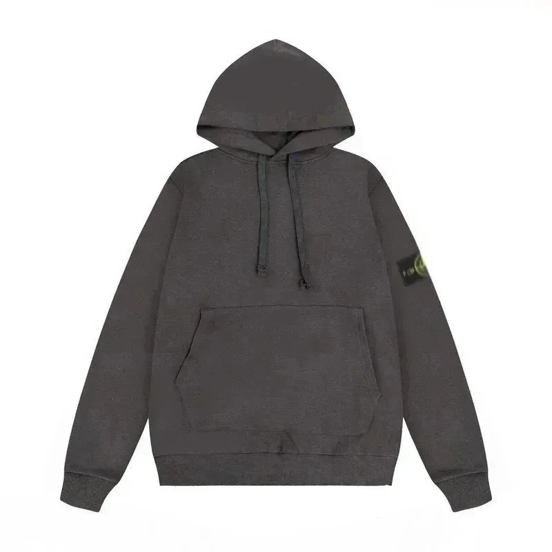 Dark gray hooded